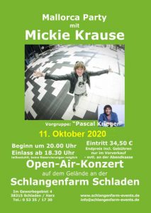 Events 2020 Mickie Krause