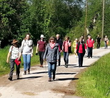 Wanderung der ev. Kirchengemeinden Neiletal mit Beate Bauer