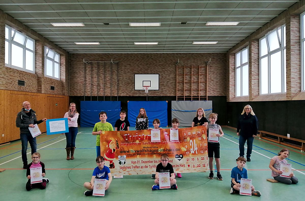 „Christmas Run“ Spende der Grundschulen Lautenthal und Wolfshagen